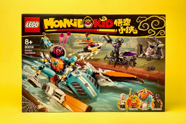 LEGO Monkie Kid 80014 Sandy's Speedboat, Uj, Bontatlan