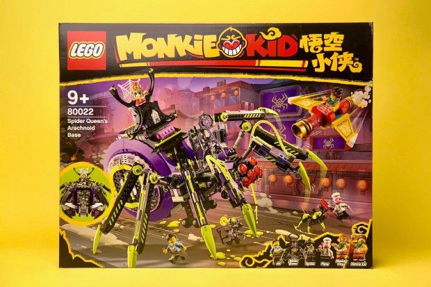 LEGO Monkie Kid 80022 Spider Queen's Arachnoid Base, j, Bontatlan