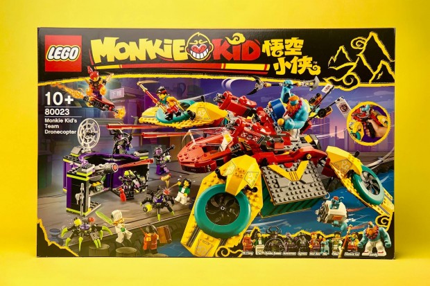 LEGO Monkie Kid 80023 Monkie Kid's Team Dronecopter, j, Bontatlan