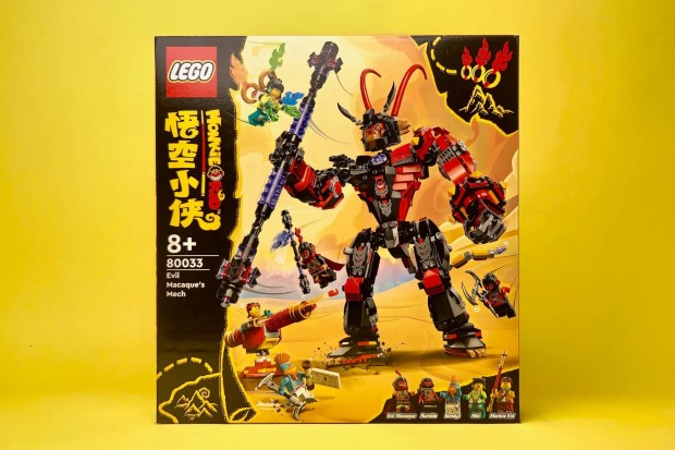 LEGO Monkie Kid 80033 Evil Macaque's Mech, j, Bontatlan