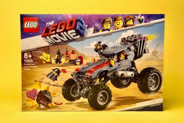 LEGO Movie 2 70829 Emmet and Lucy's Escape Buggy!, j, Bontatlan