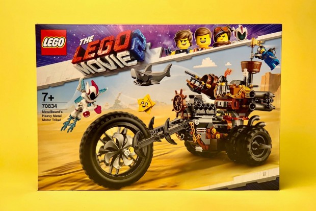 LEGO Movie 2 70834 Metalbeards Heavy Metal Motor Trike, Uj, Bontatlan