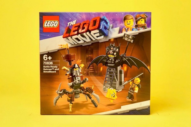 LEGO Movie 2 70836 Battle-Ready Batman and Metalbeard, j, Bontatlan