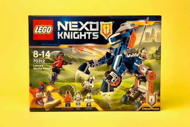 LEGO Nexo Knights 70312 Lance mechanikus robotlova, Uj, Bontatlan
