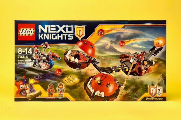 LEGO Nexo Knights 70314 Beast Master's Chaos Chariot, Uj, Bontatlan