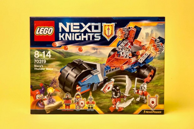 LEGO Nexo Knights 70319 Macy's Thunder Mace, Uj, Bontatlan