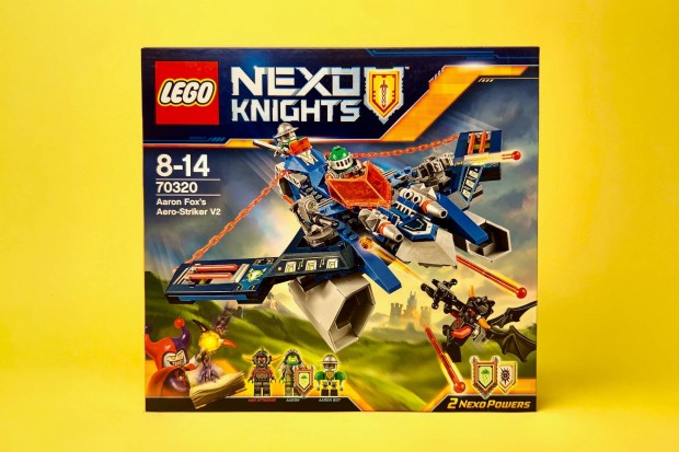LEGO Nexo Knights 70320 Aaron Fox V2-es lgszigonya, Uj, Bontatlan