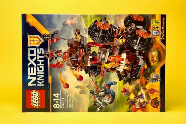 LEGO Nexo Knights 70321 Magmar tbornok vgzetes ostromg. Uj Bontatlan