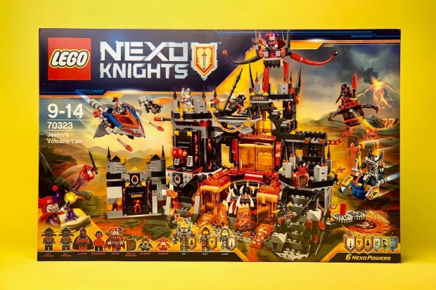 LEGO Nexo Knights 70323 Jestro vulkni bvhelye, Uj, Bontatlan