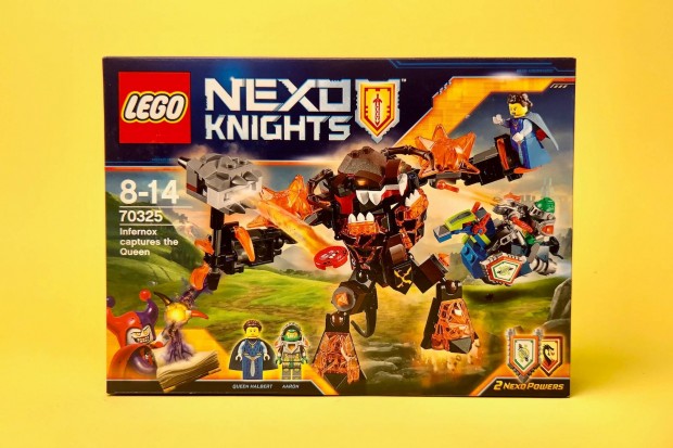 LEGO Nexo Knights 70325 Infernox foglyul ejti a kirlyn. Uj, Bontatlan