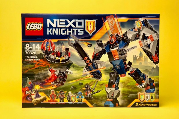 LEGO Nexo Knights 70326 The Black Knight Mech, Uj, Bontatlan