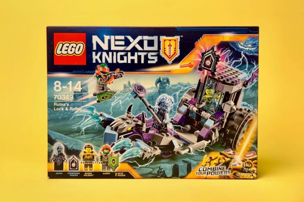 LEGO Nexo Knights 70349 Ruina's Lock & Roller, Uj, Bontatlan