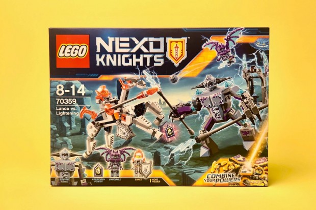 LEGO Nexo Knights 70359 Lance vs. Lightning, Uj, Bontatlan