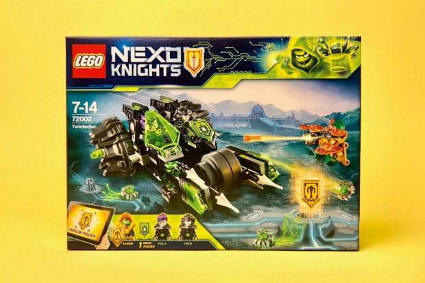 LEGO Nexo Knights 72002 Twinfector, Uj, Bontatlan