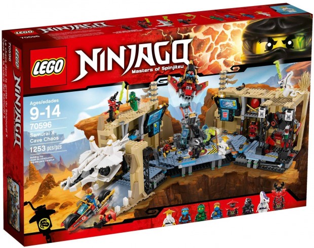 LEGO Ninjago 70596 Samurai X Cave Chaos bontatlan, j