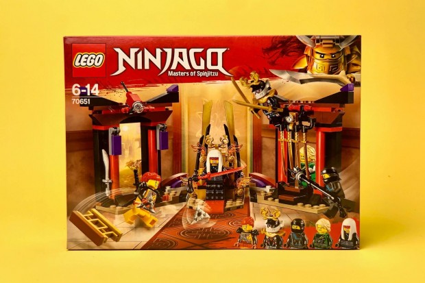 LEGO Ninjago 70651 Leszmols a trnteremben, Uj, Bontatlan