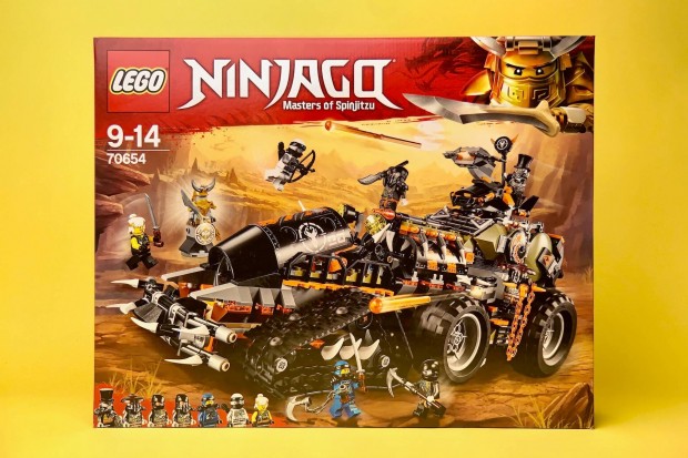 LEGO Ninjago 70654 Dieselnaut, Uj, Bontatlan, Hibtlan
