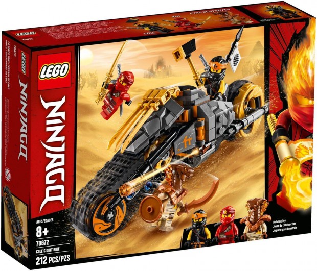 LEGO Ninjago 70672 Cole's Dirt Bike j, bontatlan