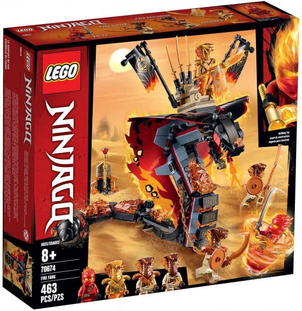 LEGO Ninjago 70674 Fire Fang j, bontatlan