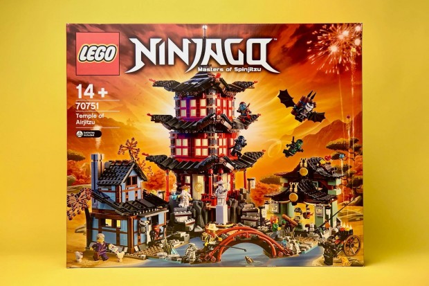 LEGO Ninjago 70751 Az Airjitzu temploma, Uj, Bontatlan