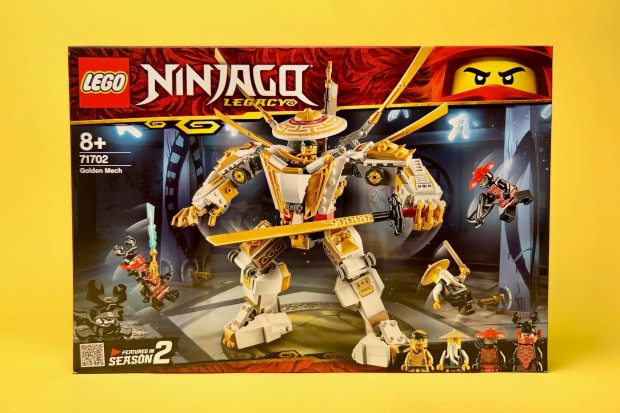 LEGO Ninjago 71702 Arany mech, Uj, Bontatlan