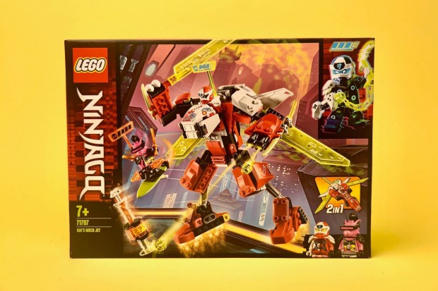 LEGO Ninjago 71707 Kai's Mech Jet, Uj, Bontatlan