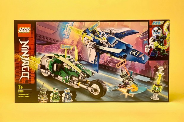 LEGO Ninjago 71709 Jay and Lloyd's Velocity Racers, Uj, Bontatlan