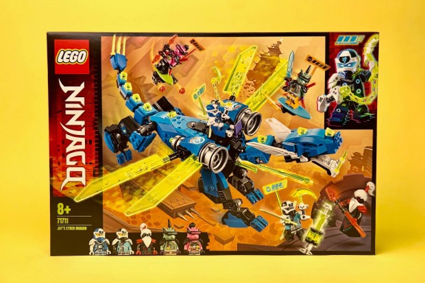 LEGO Ninjago 71711 Jay's Cyber Dragon, Uj, Bontatlan