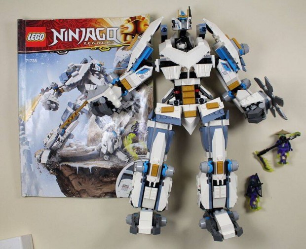 LEGO Ninjago 71738 - Zane mechanikus Titnjnak csatja / robot