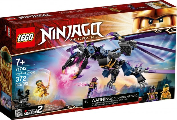 LEGO Ninjago 71742 Overlord Dragon j, bontatlan
