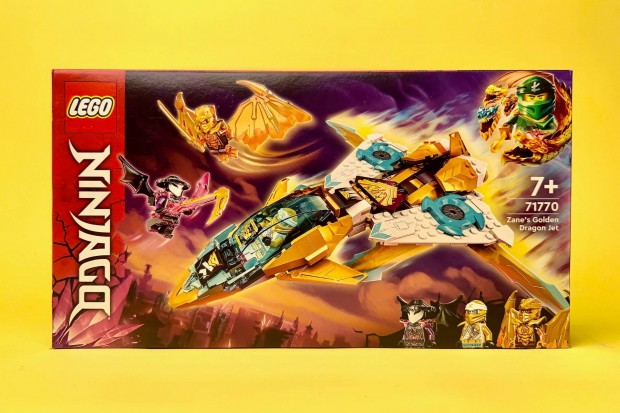 LEGO Ninjago 71770 Zane's Golden Dragon Jet, j, Bontatlan