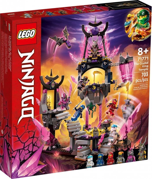 LEGO Ninjago 71771 The Crystal King Temple j, bontatlan