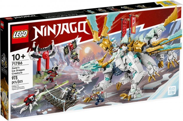 LEGO Ninjago 71786 Zane's Ice Dragon Creature új, bontatlan