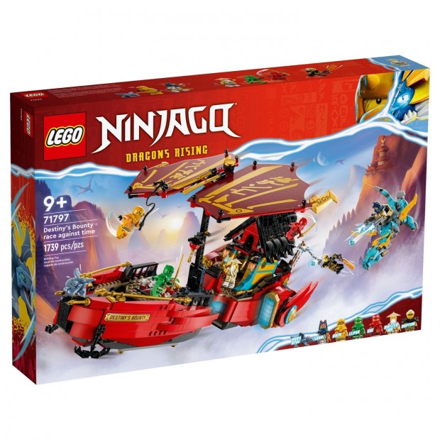 LEGO Ninjago 71797 A Sors Adomnya - versenyfuts az idvel