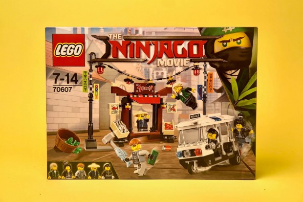 LEGO Ninjago Movie 70607 Ninjago City ldzs, Uj, Bontatlan