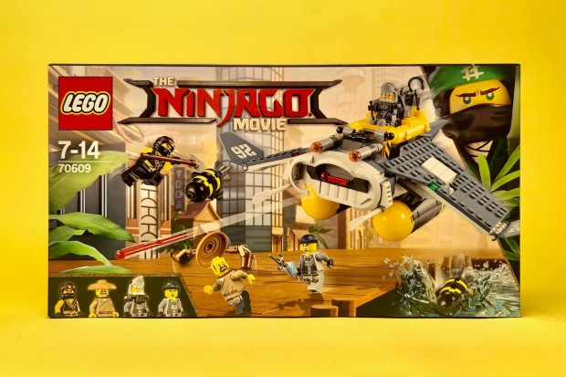 LEGO Ninjago Movie 70609 Manta Ray bombz, Uj, Bontatlan