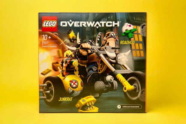 LEGO Overwatch 75977 Junkrat & Roadhog, Uj, Bontatlan