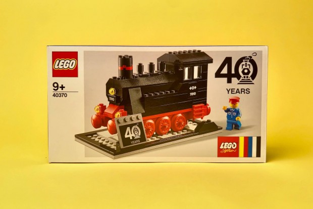 LEGO Promotional 40370 Trains 40th Anniversary Set, Uj, Bontatlan