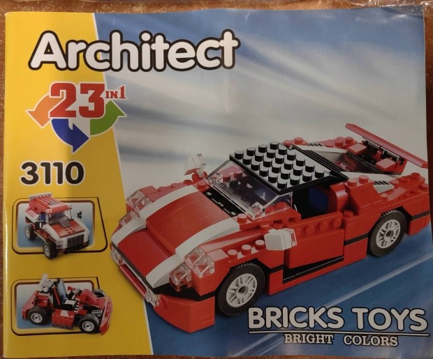 LEGO-Rvm Toys 3110 Architect 23 In 1 Racing Car 