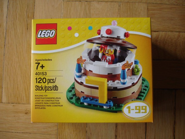 LEGO Seasonal 40153 Szletsnapi torta Bontatlan