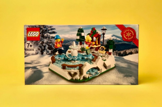 LEGO Seasonal 40416 Ice Skating Rink, Uj, Bontatlan