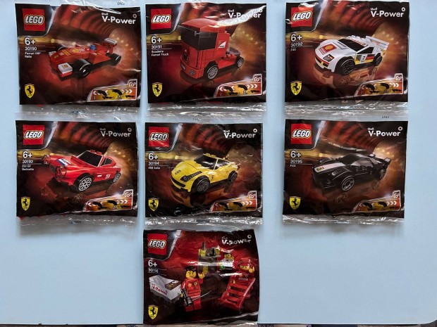 LEGO Shell Ferrari 2012 s 2014 Teljes Sor Elad!!!