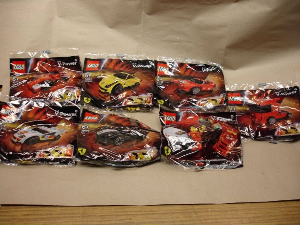 LEGO Shell Ferrari 2012-es széria teljes sorozat Bontatlan