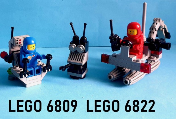 LEGO Space 6809 XT-5 and Droid, 6822 Space Digger, hinytalan