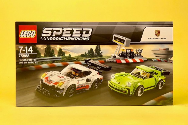 LEGO Speed Champions 75888 Porsche 911 RSR & Turbo 3.0, Uj, Bontatlan
