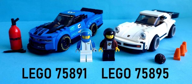 LEGO Speed Champions 75891 Chevrolet Camaro, 75895 Porsche 911 Turbo