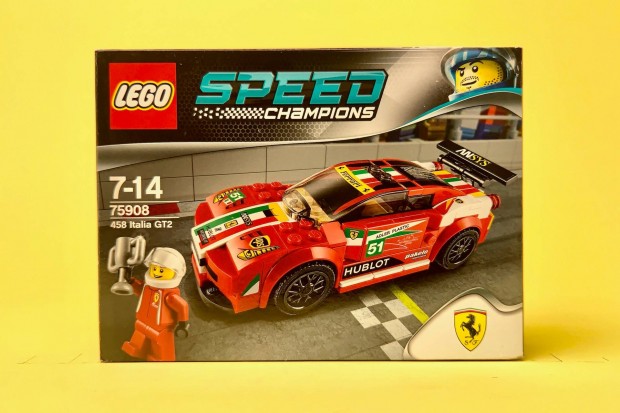 LEGO Speed Champions 75908 458 Italia GT2, j, Bontatlan