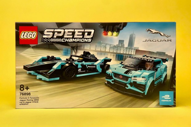 LEGO Speed Champions 76898 Panasonic Jaguar etrophy, j, Bontatlan