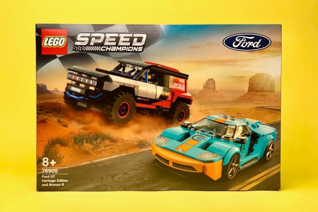 LEGO Speed Champions 76905 Ford GT and Bronco R, j, Bontatlan