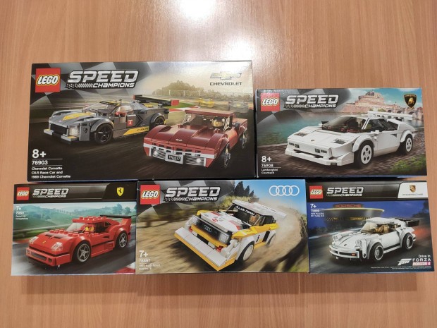 LEGO Speed Champions Audi, Porche, Ferrari, Lamborghini, Chevrolet